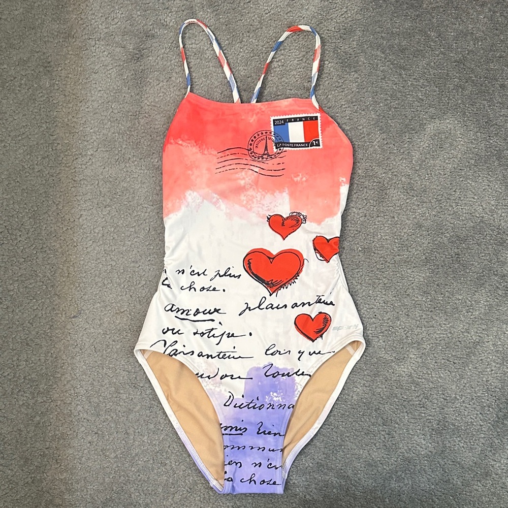 Sporti Paris Love Letters Micro Back One
Piece Swimsuit